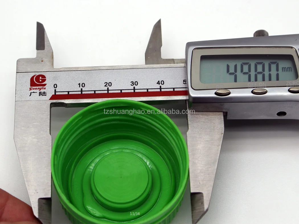 Plastic water cap , 48mm threaded cap