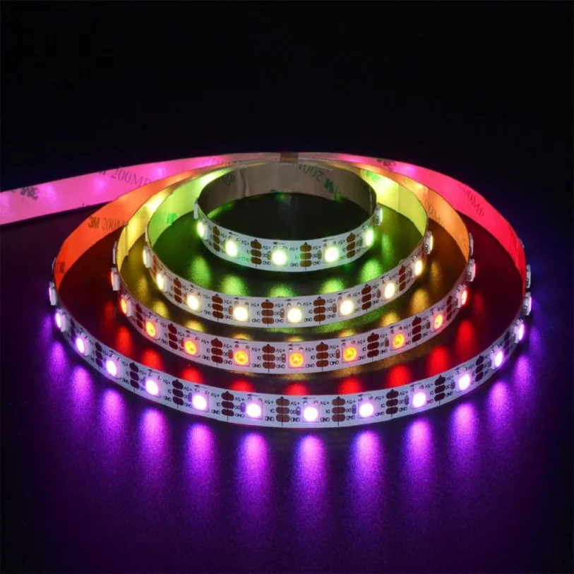 Умная Неоновая Гибкая наружная гибкая светодиодная лента 220 Smd 5m Rgb, Подключаемая 5050 в