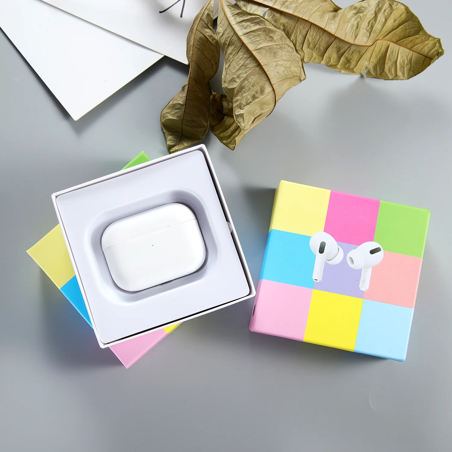 
New Macaron Pro 3 TWS 1: 1 Air Third Generation Pods In Ear Earbuds i12 Inpods 3 12 BTHeadphone Wireless Earphone 2020 