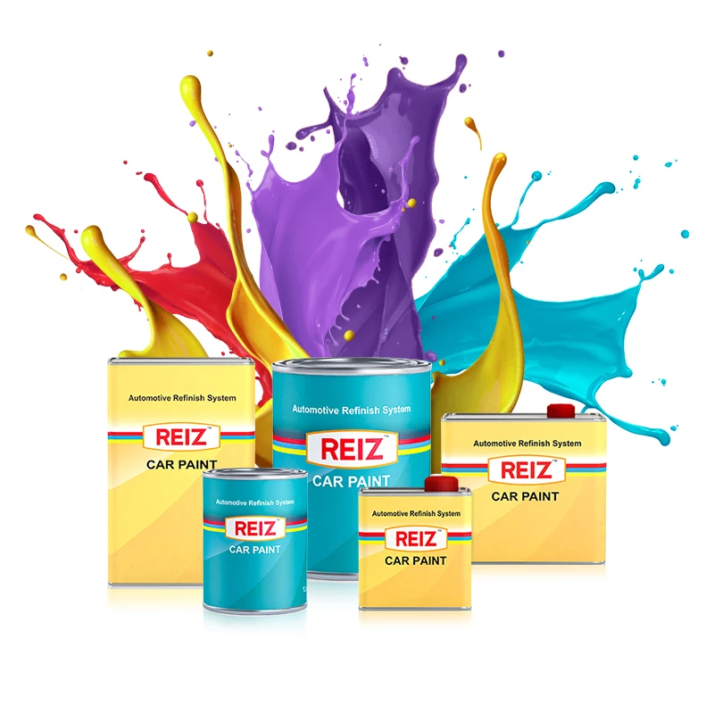 Reiz Acrylic 2k Auto Color Paint Repair Refinish Pu Manufacturer China Car Paint Spray For Auto Paint Mixing Machine