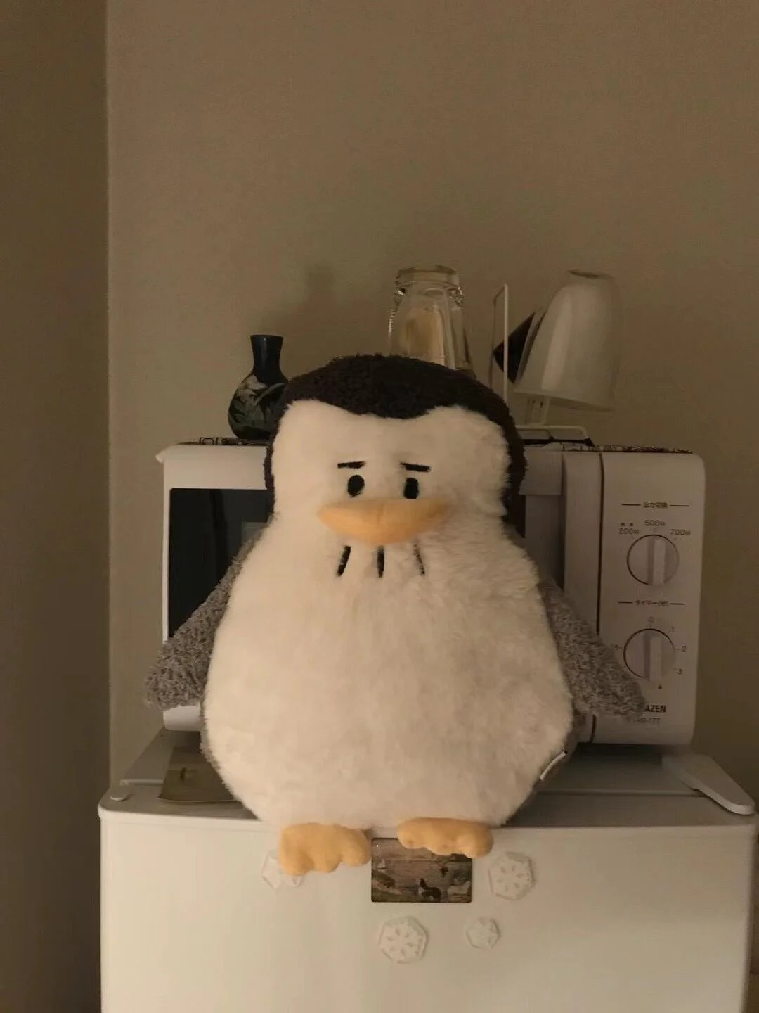 2022 Penguin doll with explosive head Sad expression doll Animal stuffed gift Ugly cute car pillow cute cushion