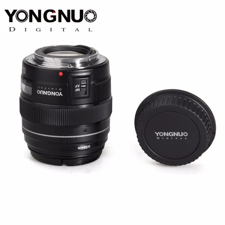  Объектив YONGNUO YN 100 мм F2 с большой диафрагмой Средний телеобъектив для Canon EF крепление 5D IV 1300D T6