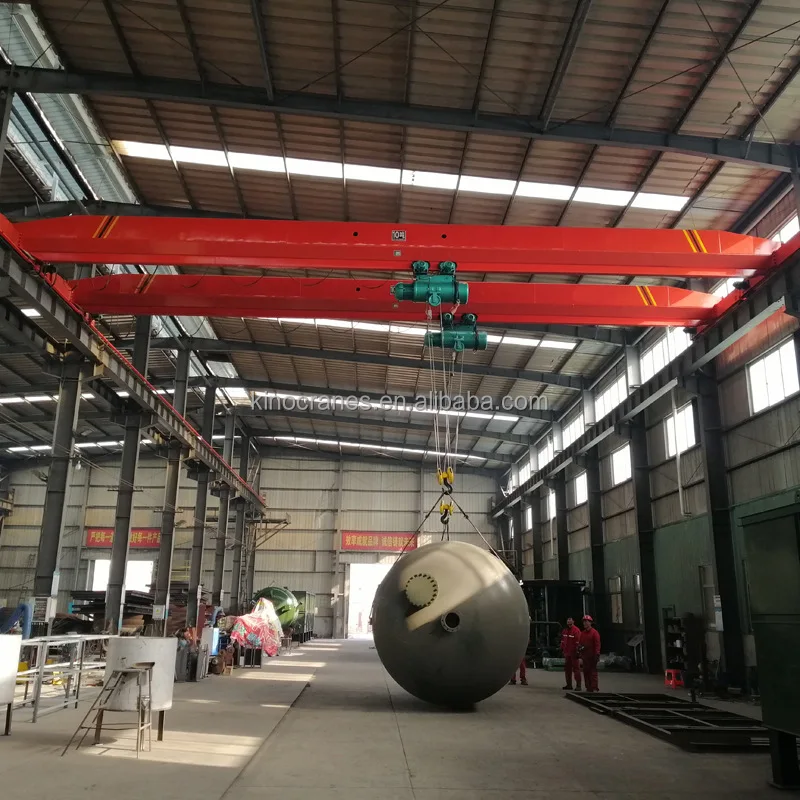 Warehouse LDA Electric Single Girder Travelling 5 Ton 10t 20 Ton 50 Ton Overhead Crane Price