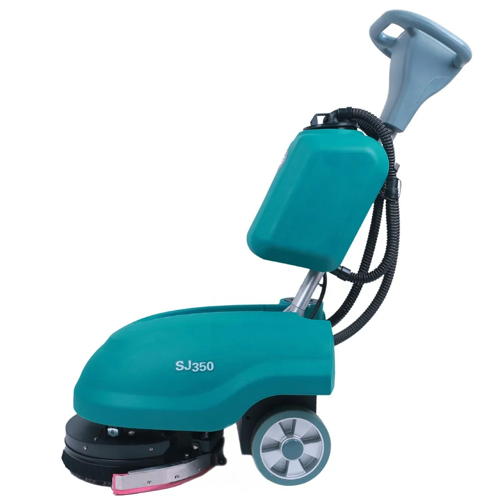 SJ350 Auto floor scrubber cable scrubber marble tiles cleaning machine floor