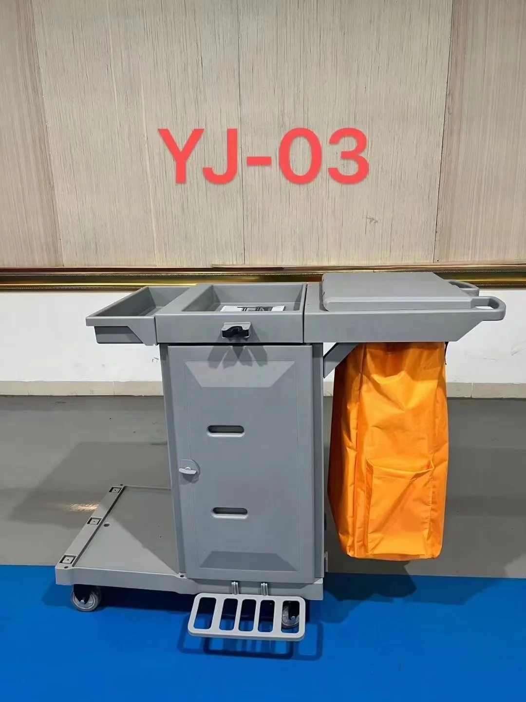 2024 Новая тележка для уборки YJ01 в гостиничном номере пластиковая уборщиков