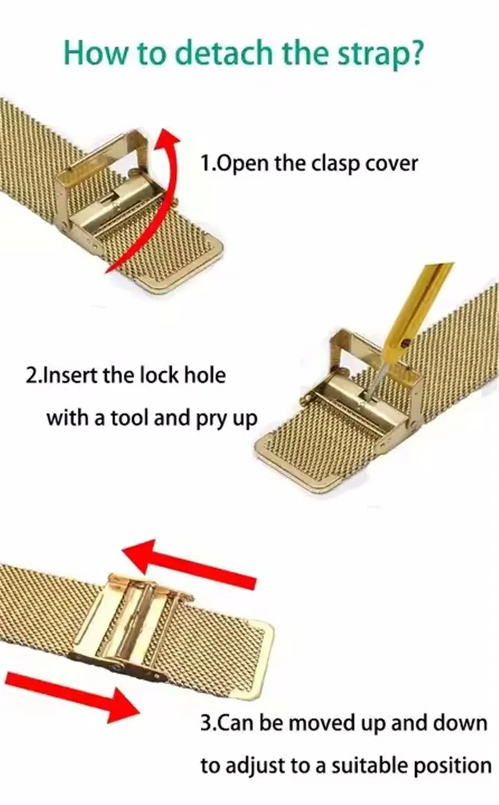 Stainless Steel Smartwatch Band 14mm 16mm 18mm 20mm 22mm Metal Watch Strap Wholesale Preferential Price Watches Band