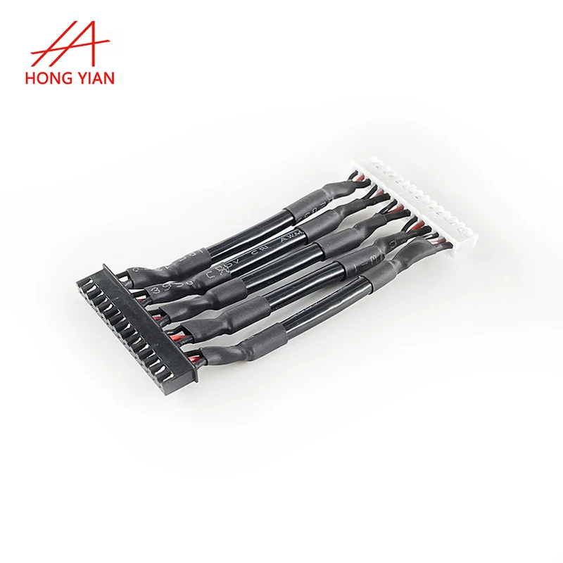 Assembly Cable Terminal Wire 2 3 4 5 6 7 8 10 Pins Black Complete  Wire Harness Connector