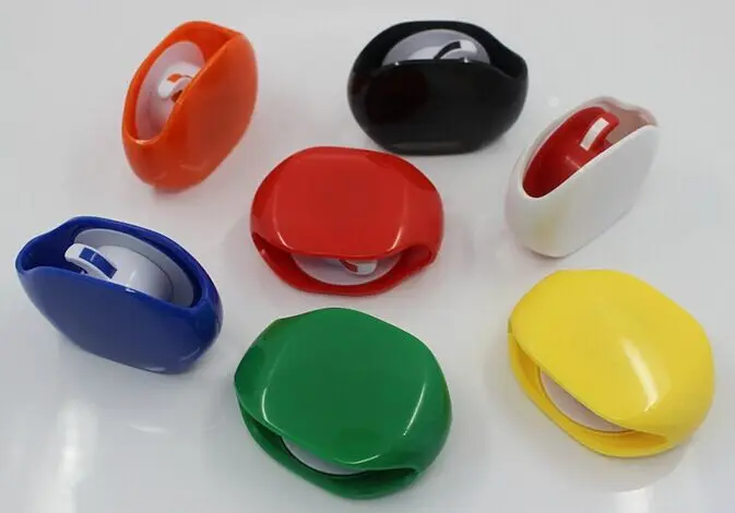 
Custom logo retractable earphone headphone cable winder organizer cord 