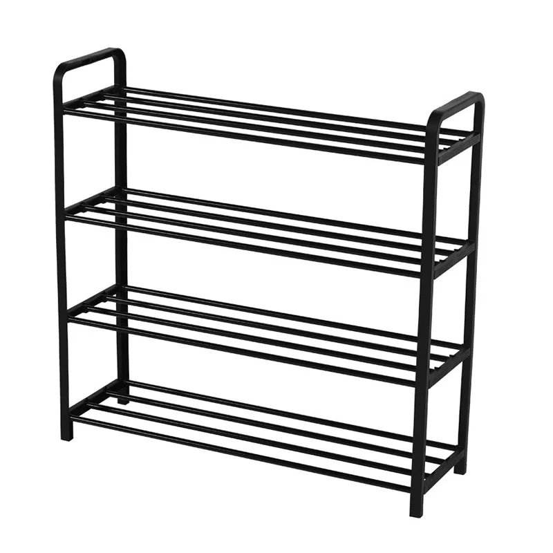 Original Creative Simple Shoe Rack Multi-layer Storage 4-layer Shoe Rack Closet Organizer Metal Iron Plastic Customized