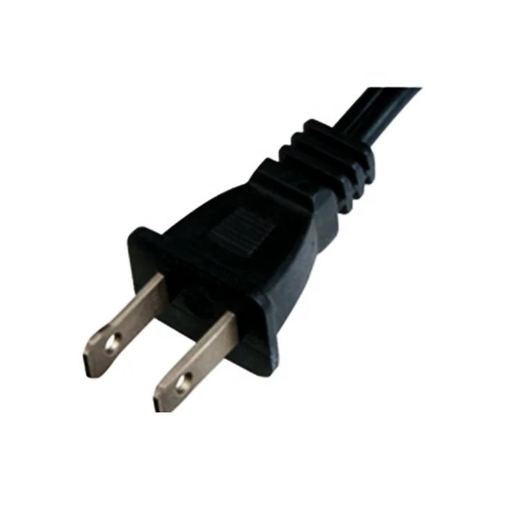 10A 125V North American 2 flat pin ac power cord plug