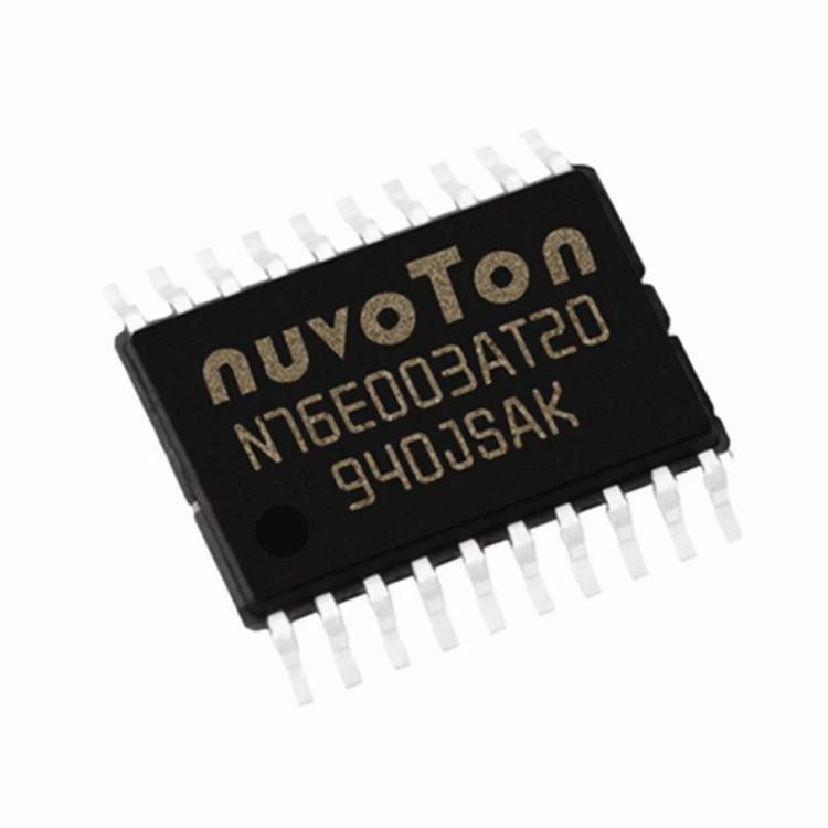Однокристальный mrocomputer N76E003AT20 N76E003AQ20 N76E003AS20 MCU 8BIT 18KB FLASH 20tssop