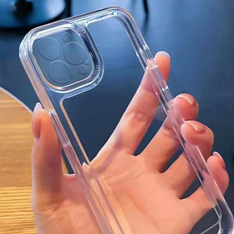Оптовая продажа чехол для мобильного телефона Iphone 14 13 12 11 Pro Max Прозрачный ударопрочный из