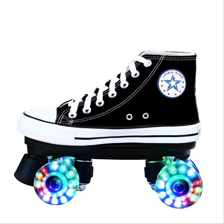 
2021 Outdoor And Indoor Retro Patin Quad Roller Skates Shoes Base For Adult 