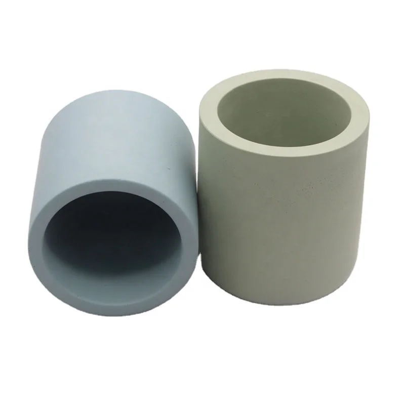 Горячая Распродажа, недорогие современные цветные бетонные подсвечники, цементная банка для изготовления свечей