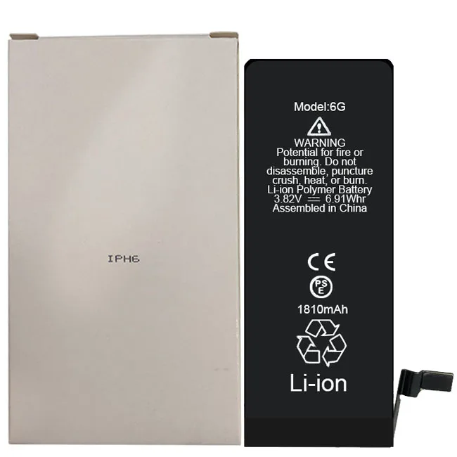 Новая сменная батарея 1810mAh для мобильного телефона 6G 3 82