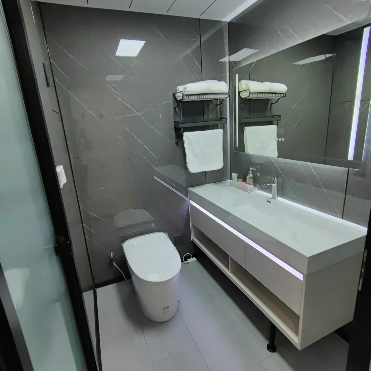 Waterproof Steel Mobile Bar Home Boat Warehouse Bathroom Exterior Living Room Office Building Dining Supermarket Courtyard