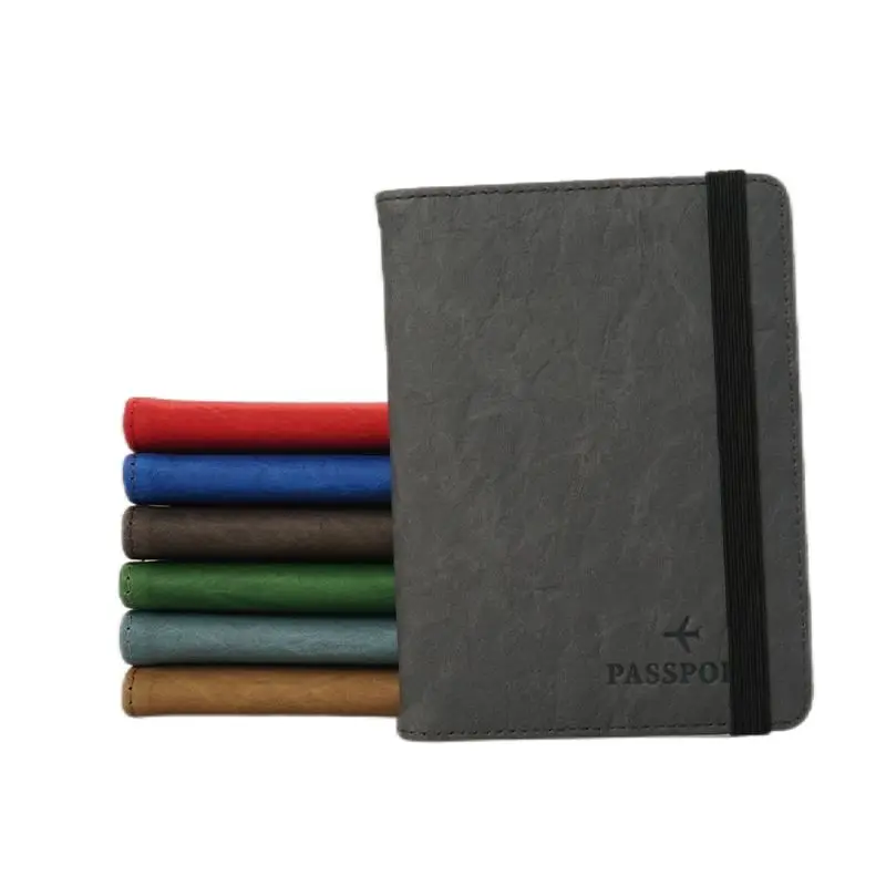 RFID passport cover passport bags family travel wallet with pockets certificate bags case booklet passport holder leather