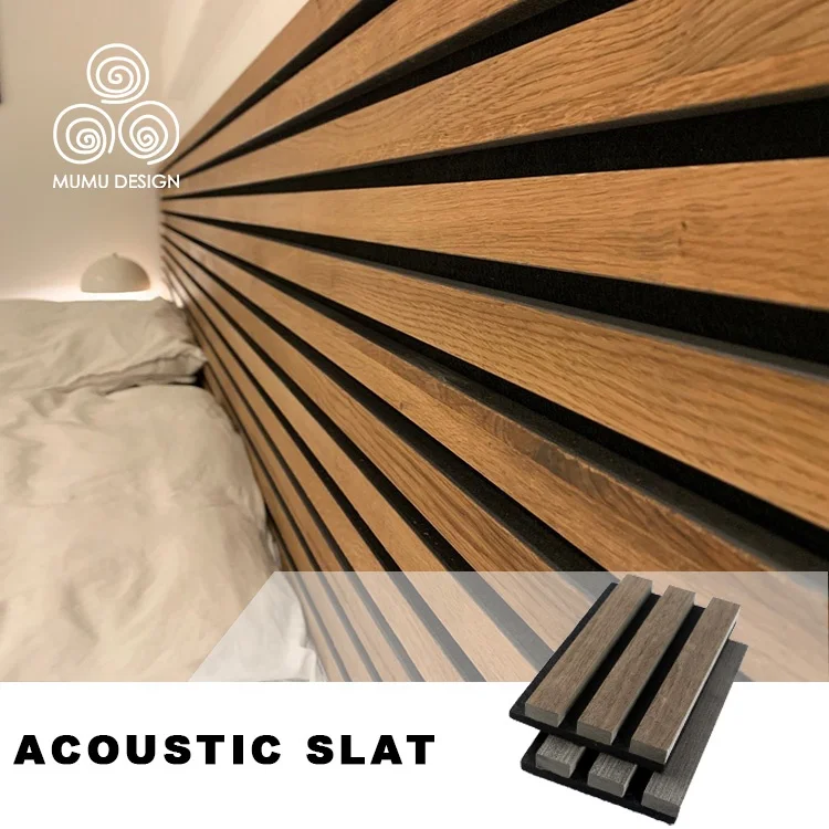 MUMU China Factory Good Quality Acoustic Fire Retardant Home Decor Wallboard Soundproof Wall Panels