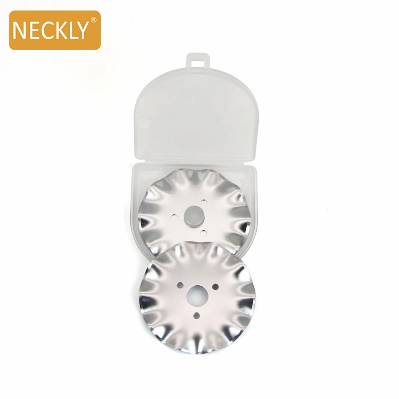 Rotary Cutter Blades Rollerring 45mm Wave Rotary Fabric Cutter Blade Fit For Olfa Alfa Rotary Cutter Blades