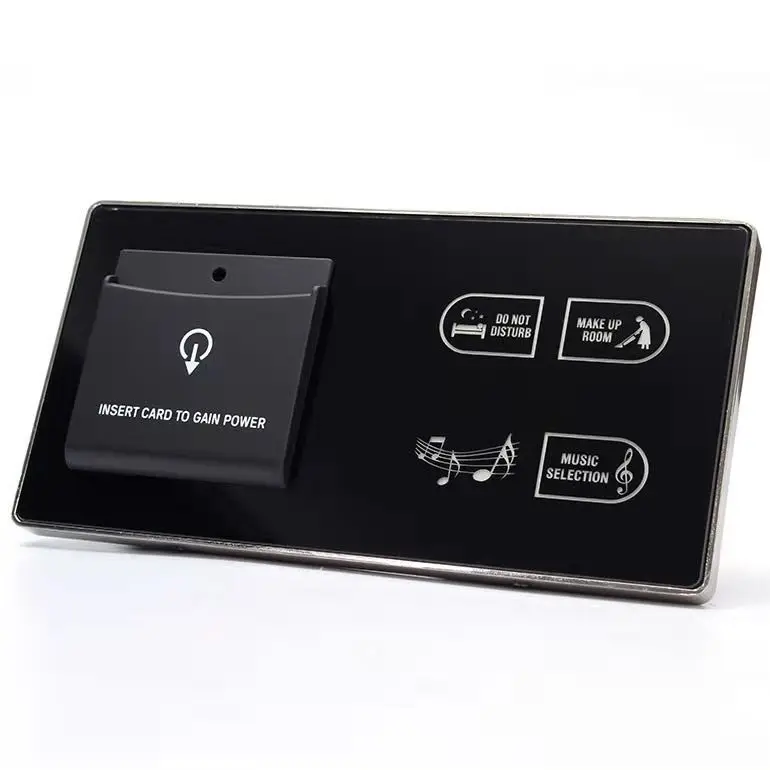 Black Color Double   Touch Light Control DND  Energy Saving Switch