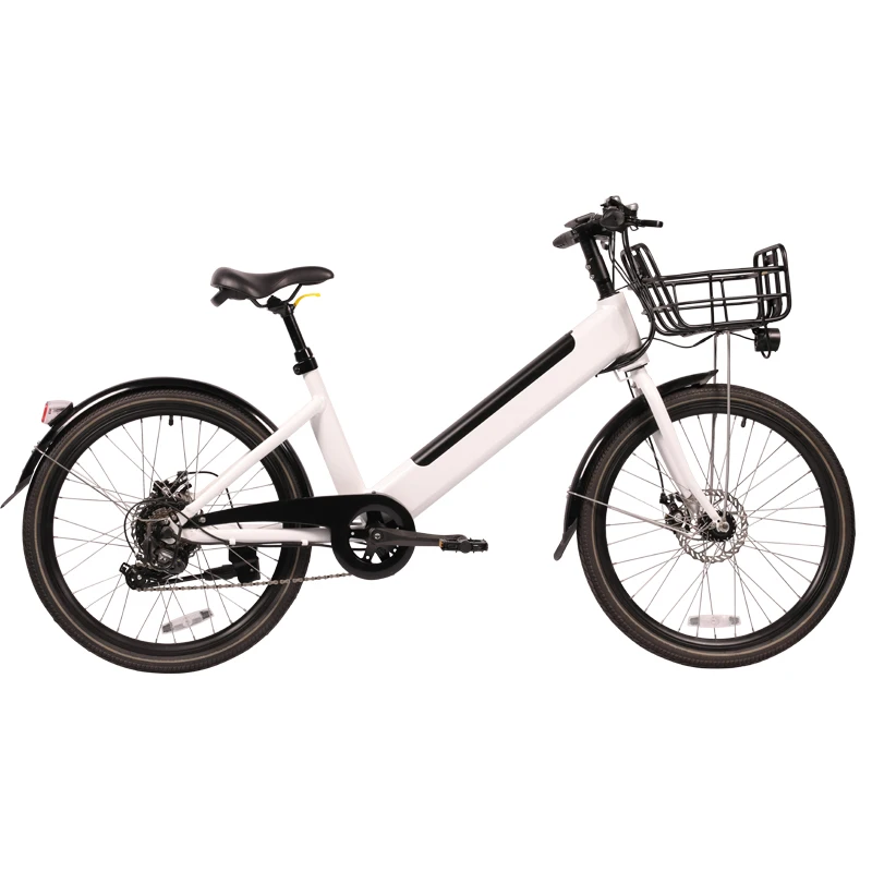 CB001 Customized LED Display City Sharing Electric Bicycle Ebike Electronic Lithium Battery Electric Bicycle Rear Hub Motor 36V