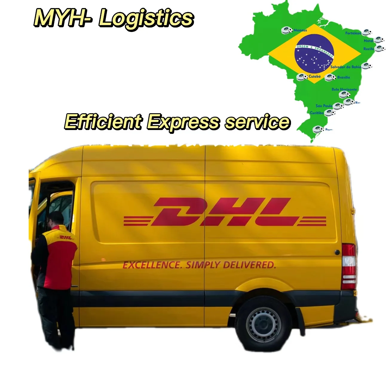 From China to Brazil Air/ Sea freight shipping: Sao Paulo Rio de Janeiro Brasilia Salvador Fortaleza Belo Horizonte Manaus