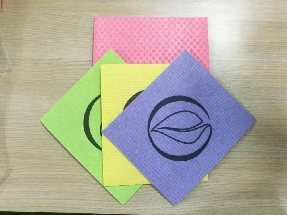 Super Cleaning Kitchen Cellulose Sponge Dishcloth Wipe for kitchen