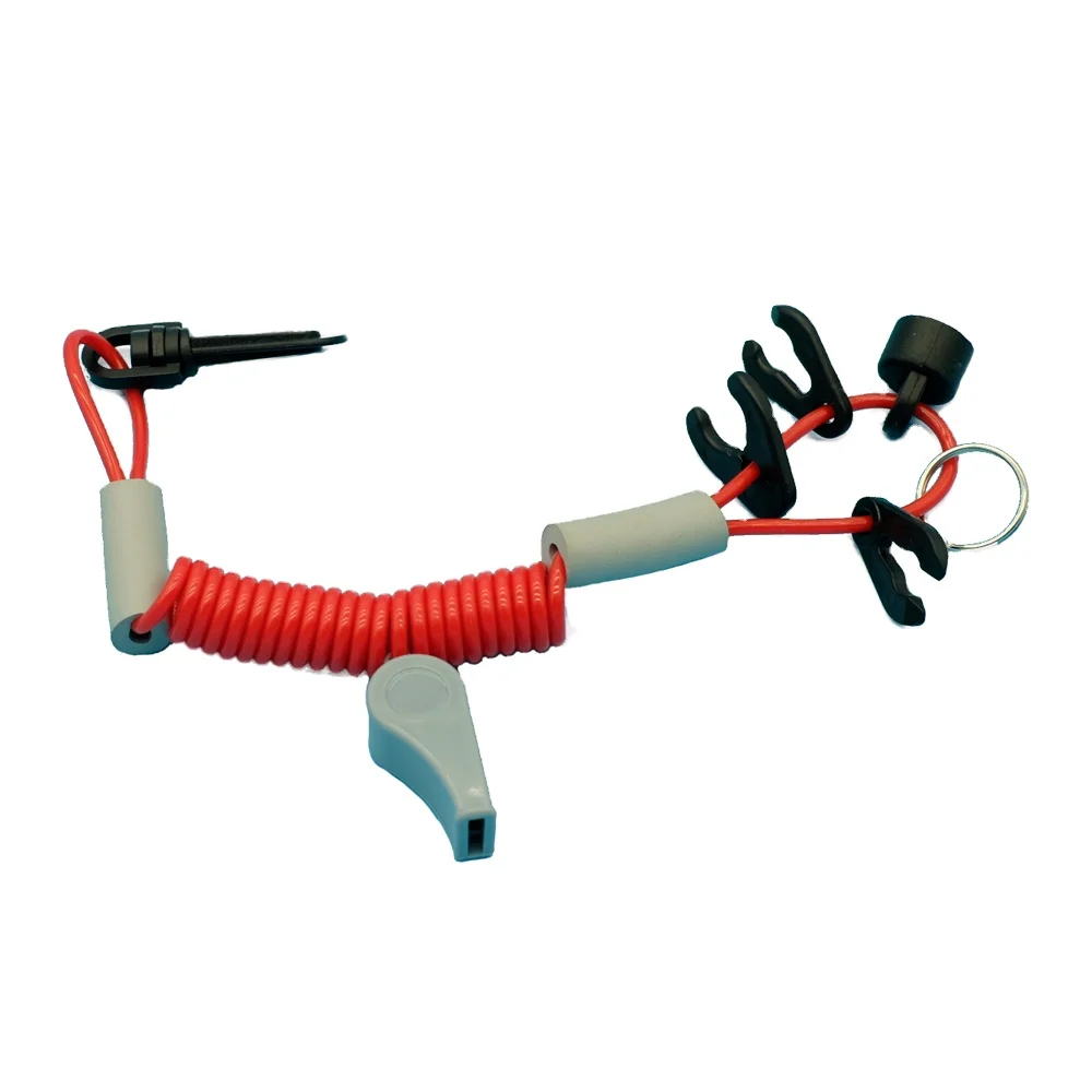 Engine Motor Lanyard Kill Urgent Stop Switch Safety Tether Lanyard for Yamaha/Tohatsu