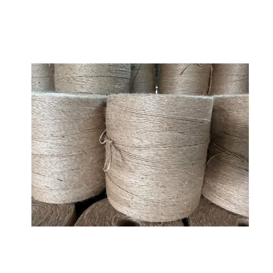 Factory Price High Quality Export Oriented Natural Color Jute Yarn Weaving Knitting Sewing From Bangladesh
