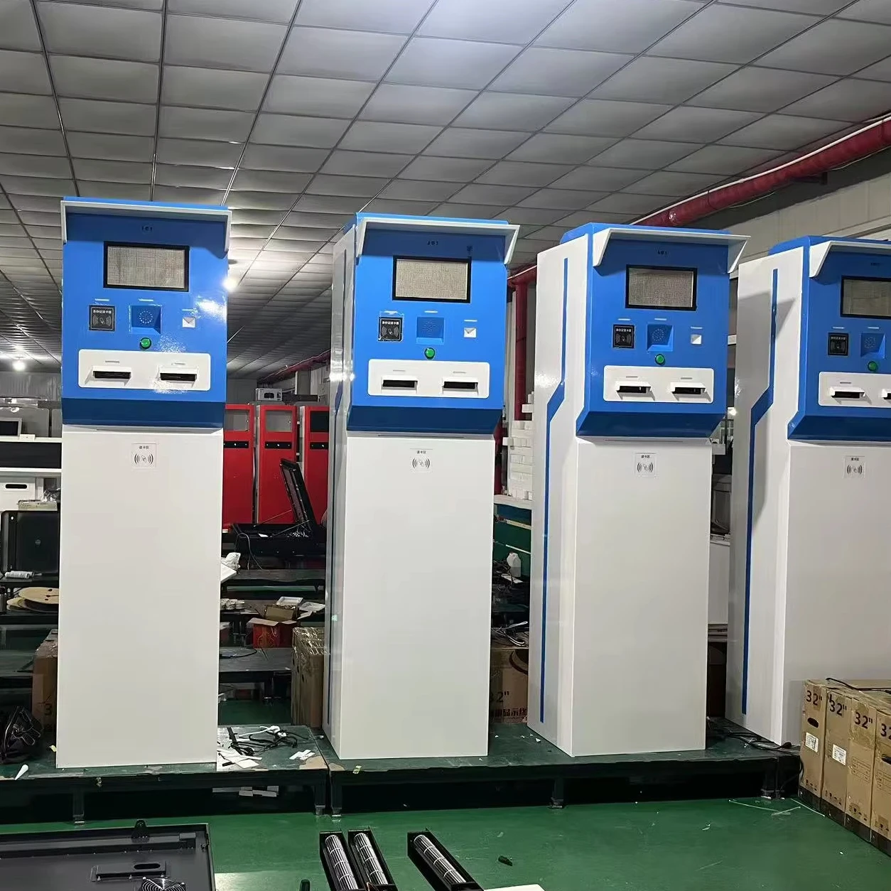 21.5/27/29 inch Outdoor Payment Kiosk with Payment System Outdoor Payment Kiosk with Totem Code Scanner