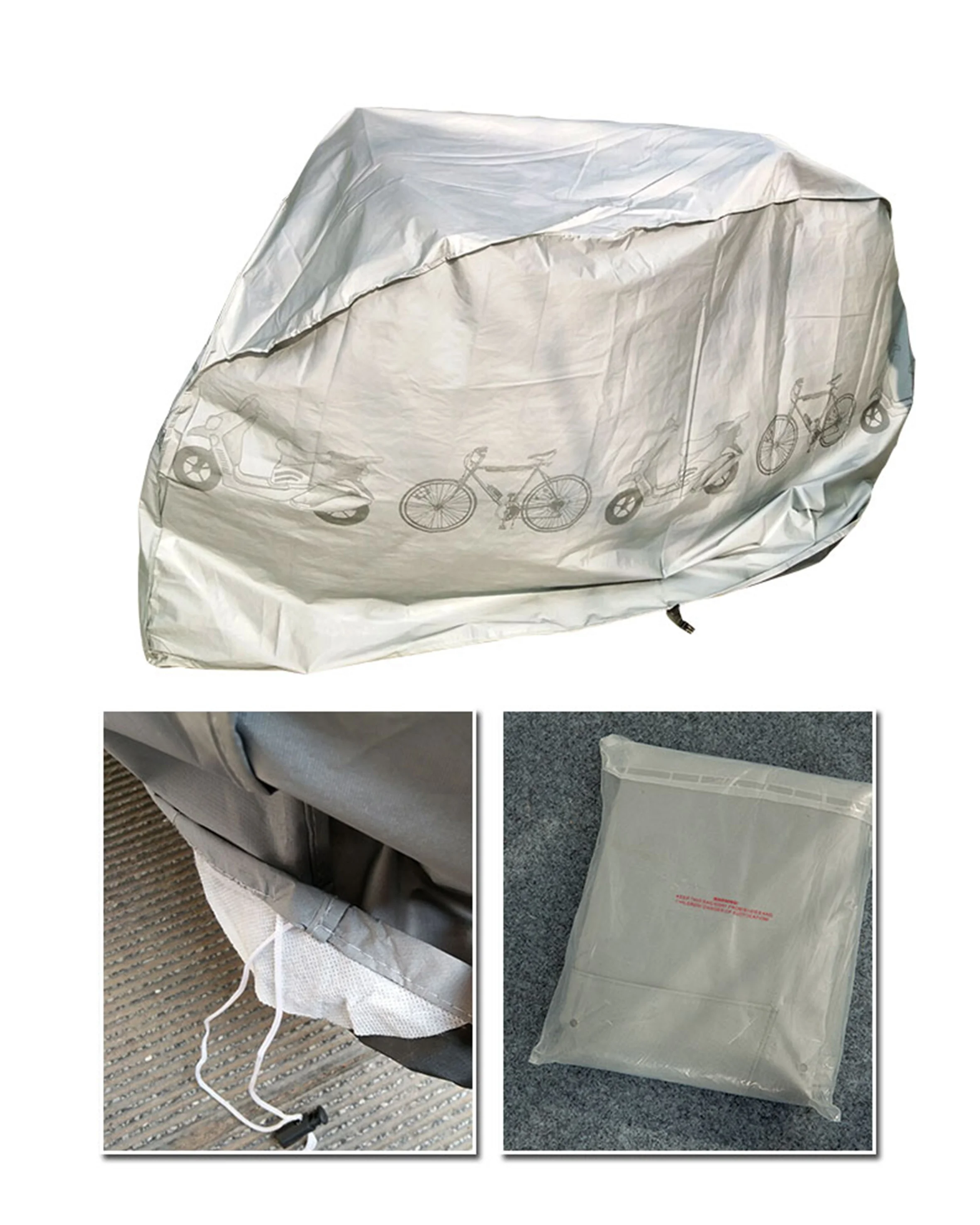 
transparent waterproof bike cover motor bike cover bicycle dust cover 