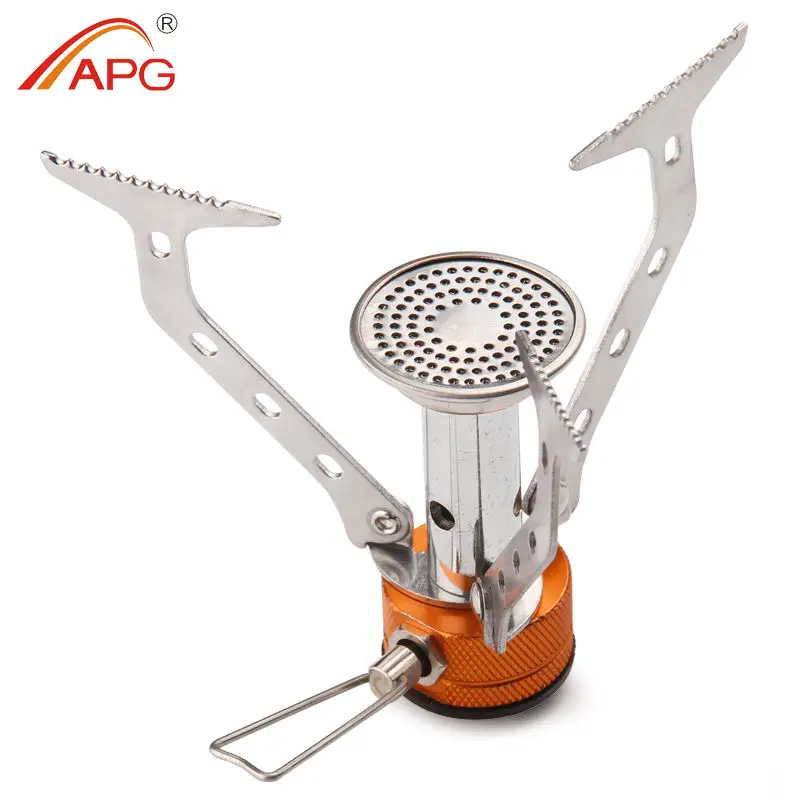Alloy Mini Portable Outdoor Stove Wild Survival Cooking Picnic Gas Burner Equipment Outdoor Camping Gas Stove