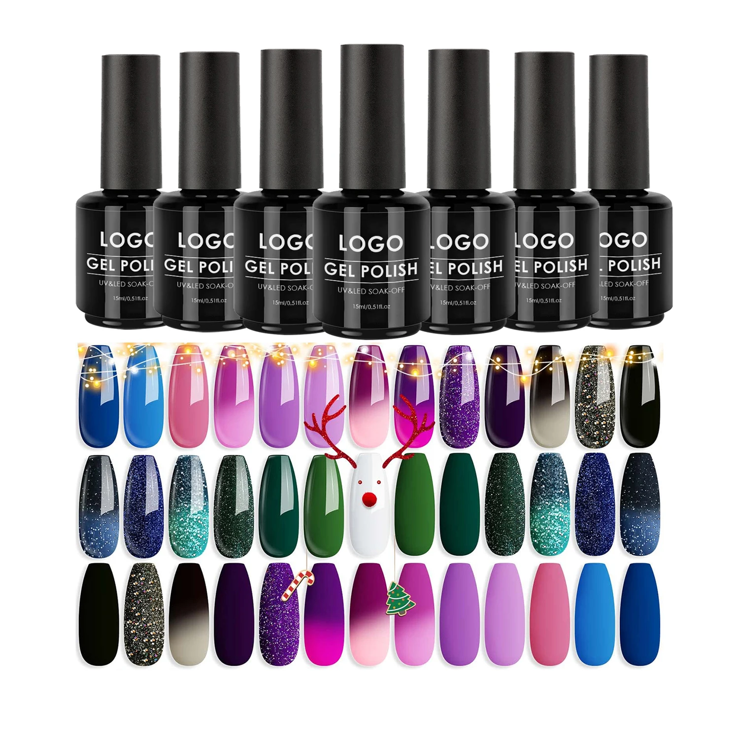 2023 Glitter Shinny Matte Varnish Gel Polish Capsule Gel Polish Nail Beauty Salon Polish Gel