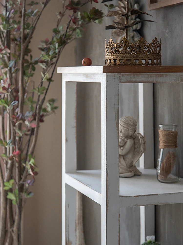 Fashionable Decor Wooden Drawer Cabinet Vintage Furniture  solid wood modern living room cabinet with shelf