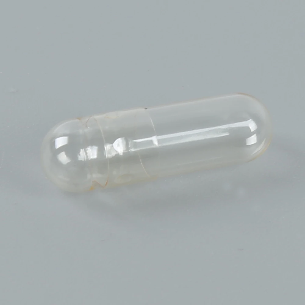 Transparent separated empty gelatin hard empty capsules size 00