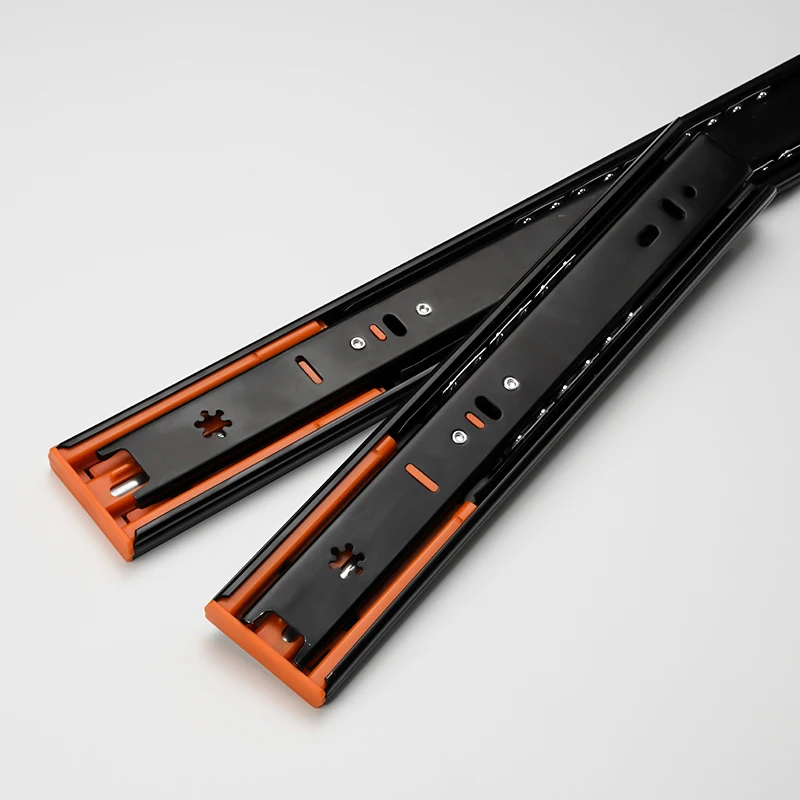 Фурнитура слайд для мягкого закрытия ящика декоративный из нержавеющей