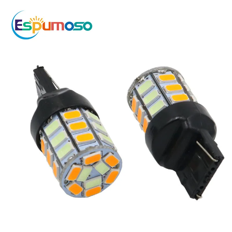 Dual Color Led Light Bulb for Car 1156 1157 T20 7743 T25 3157 5630 33smd Led Tail Lights Reverse Brake Back up Lamp