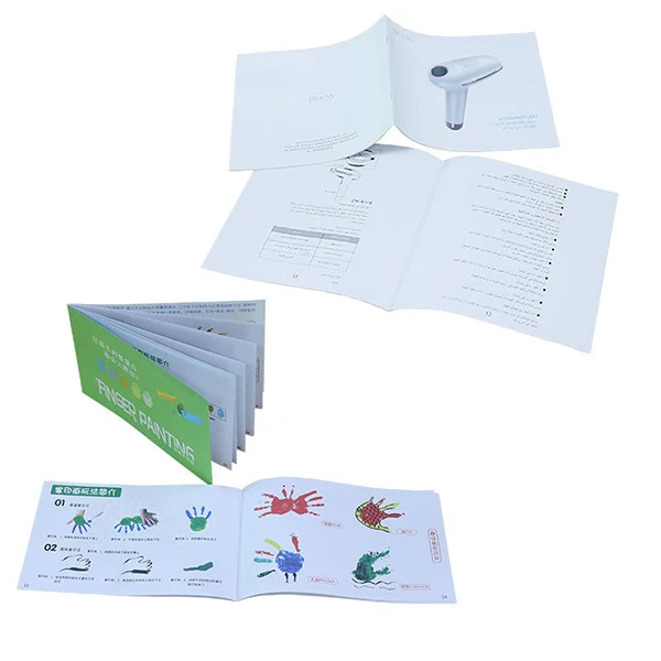 Manufacture Custom Waterproof A4 A5 Promotion Folded Flyer Printing Video Brochure Card Printing Service