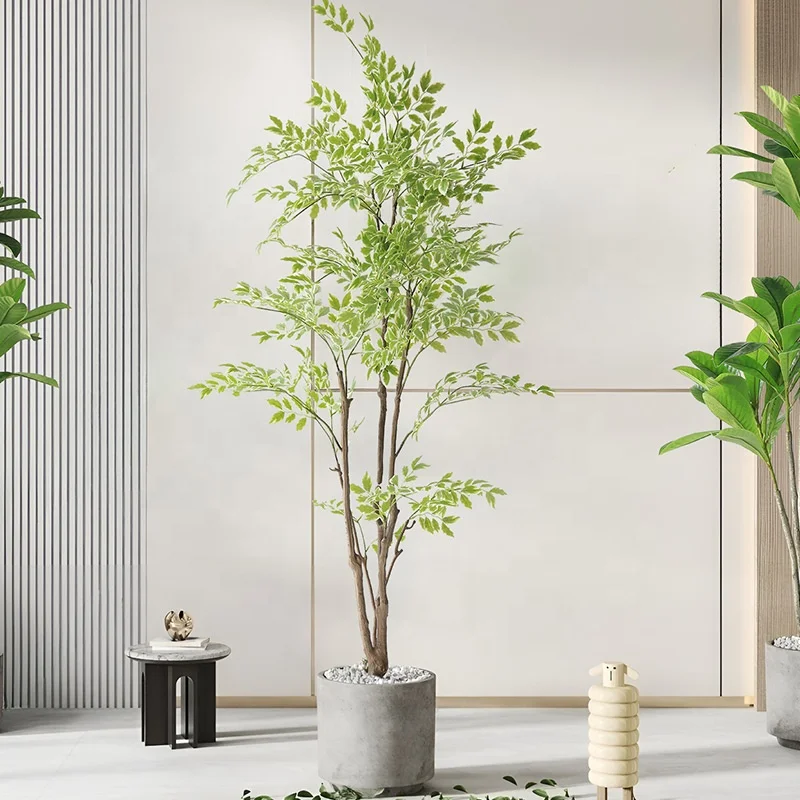 Elm tree artificial green plant interior decoration artificial plant simulated tree fake tree potted decoration