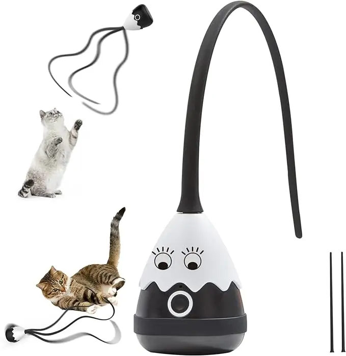 Smart Sensing Interactive Cat Toys Automatic Eletronic Cat Teasering Play USB Rechargeable Kitten Toys for Cats Dogs Pet
