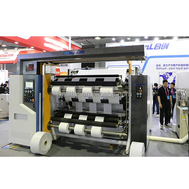 Paper Label Stock High Speed Shaftless Unwinding Slitting Rewinding Machine