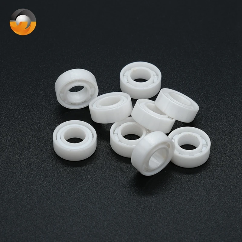 Chinese bearing manufacturers produce zirconia ceramic bearings long lasting silent skateboard bearings