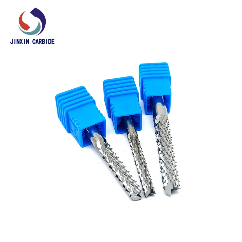 Tungsten Carbide End Mill CNC 3.175mm PCB Corn Milling Cutters for Wood