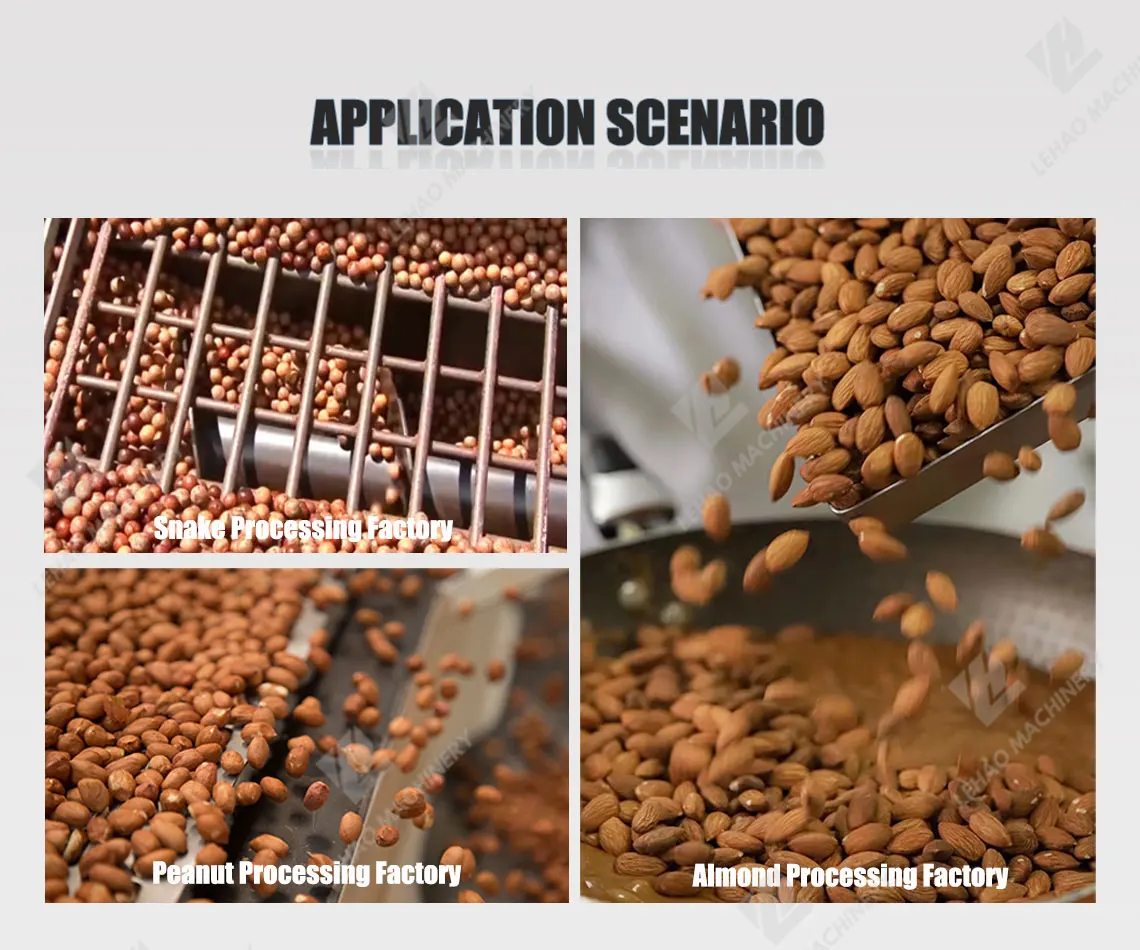 Copper caramelised nuts roasting machine chocolate coating pan candied peanut coating machine for peanut food