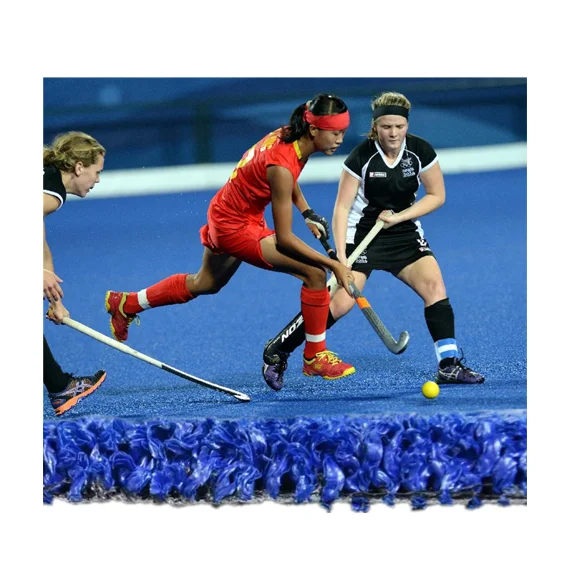 FIH одобренный водяная база искусственный газон хоккейный спортивный коврик травяной ковер