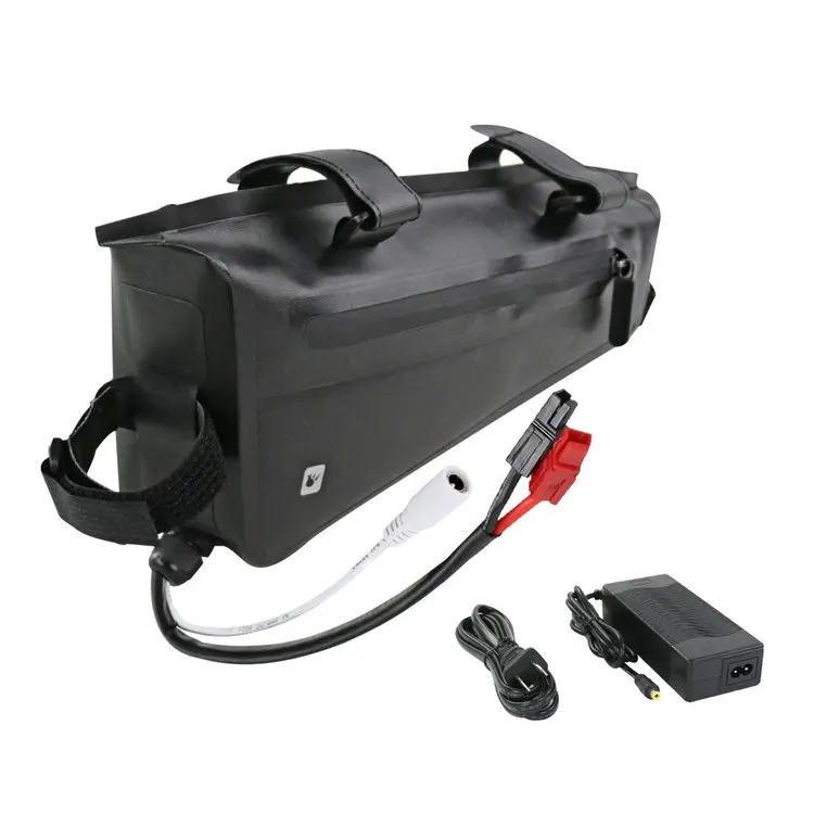 
 Водонепроницаемый чехол с крышкой вверх-Тип трубки треугольник 48V 11.6Ah 14Ah Электрический велосипед 18650 батарейки литий-полимерные батареи для 750 Вт 1000 Вт мотор комплект  