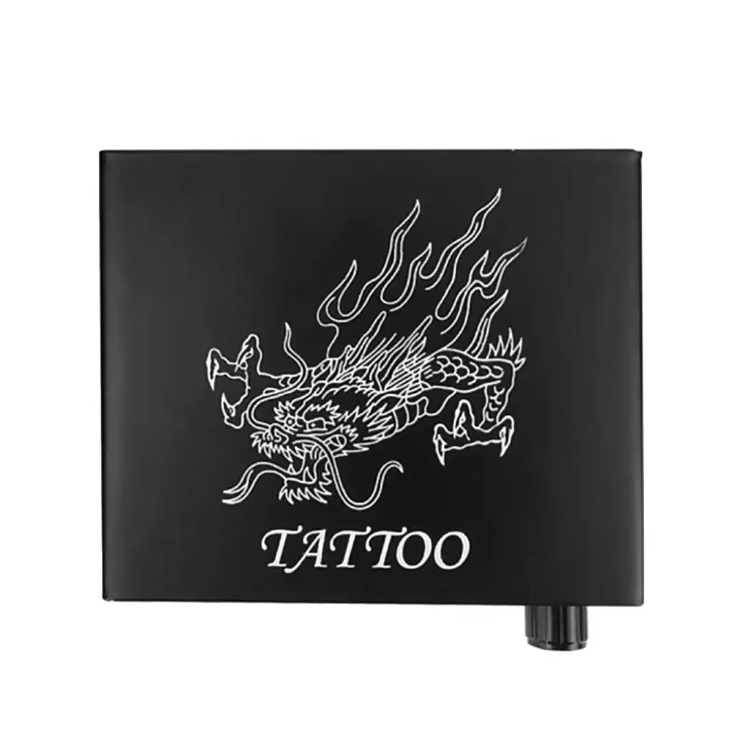 Dragon Tattoo Power Supply Black Durable Adjustable 3 Digit LCD Tattoo Machine Power Supply