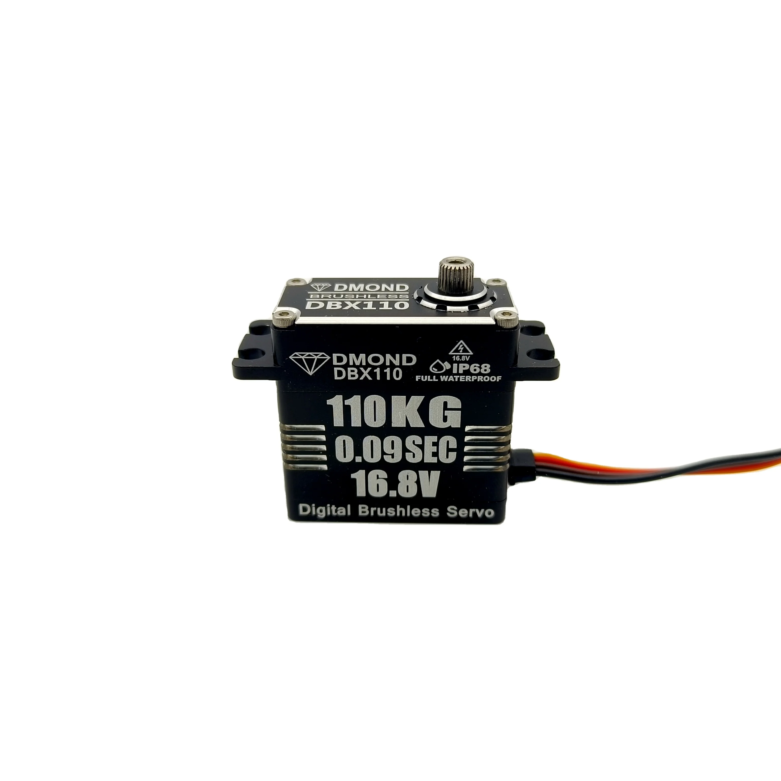 DMOND DBX110 110KG 16.8V Brushless direct power IP68 Waterproof heavy duty servo stainless gear 1/10 1/8 RC truck crawler