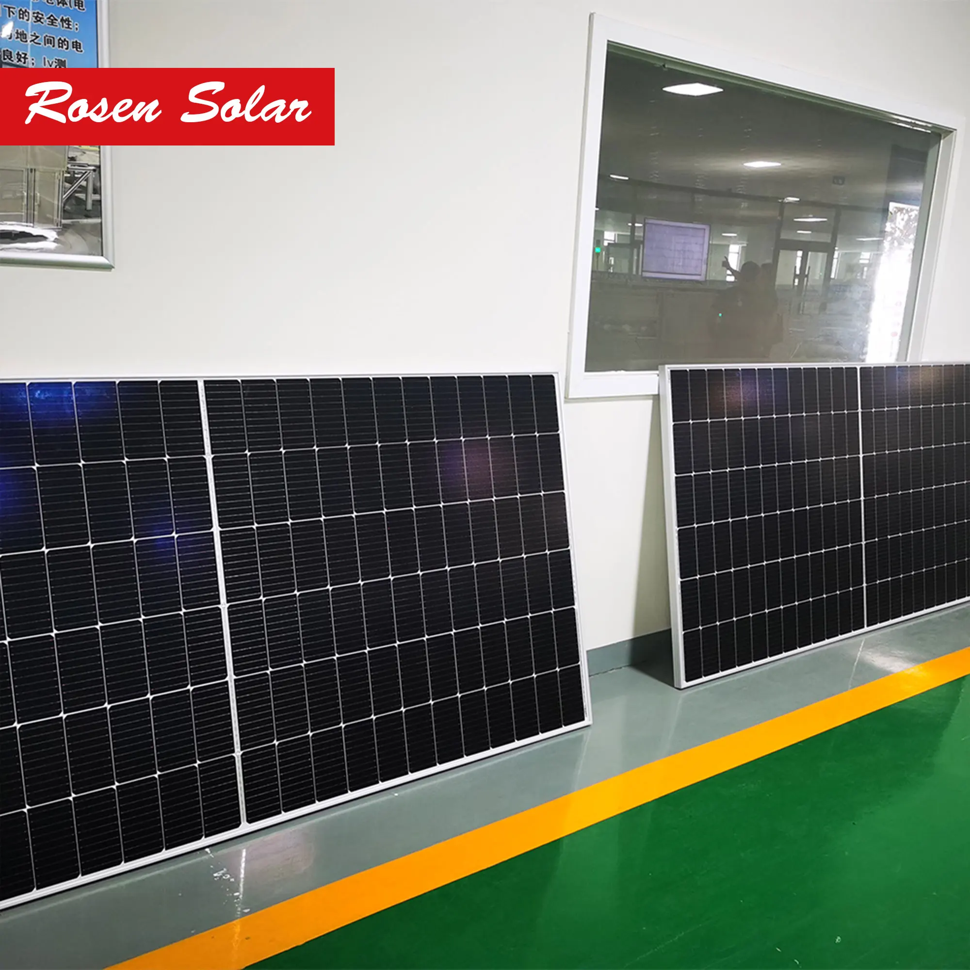 Rosen Solar 600W N-type TOPCon Solar Panels 600W 610W Monocrystalline PV Module Bifacial Solar Panel Panel