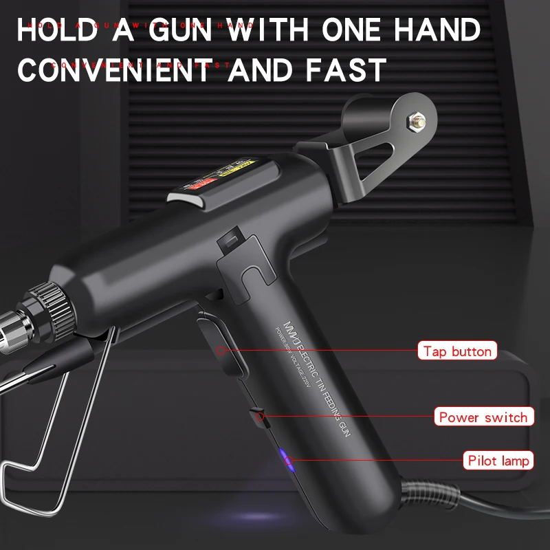 Electric Industrial Tin Soldering Iron Gun with Automatic Motor External Heating Welding Iron Gun